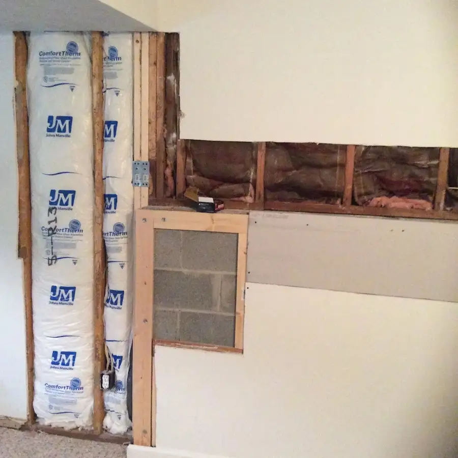 Wall insulation replacement during Odor Removal & Deodorization in Hamburg